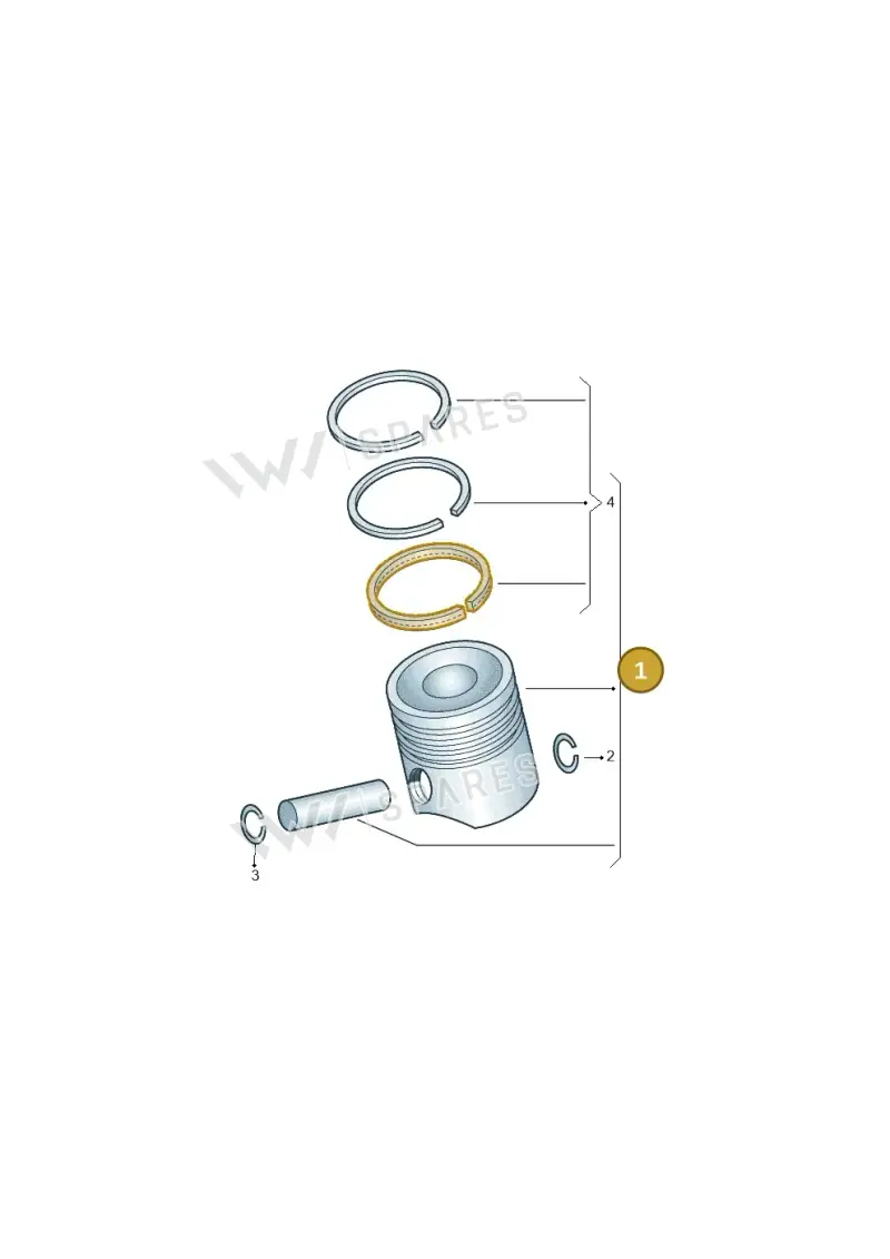05E107065AQ — Volkswagen Golf 2.0 BlueMotion (2019-2024) diagram 829107300, position 1