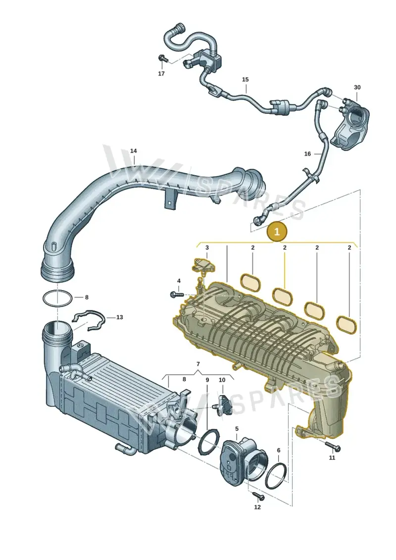 05E129709L — Skoda Kodiaq (2024-) diagram 57x133065, position 1