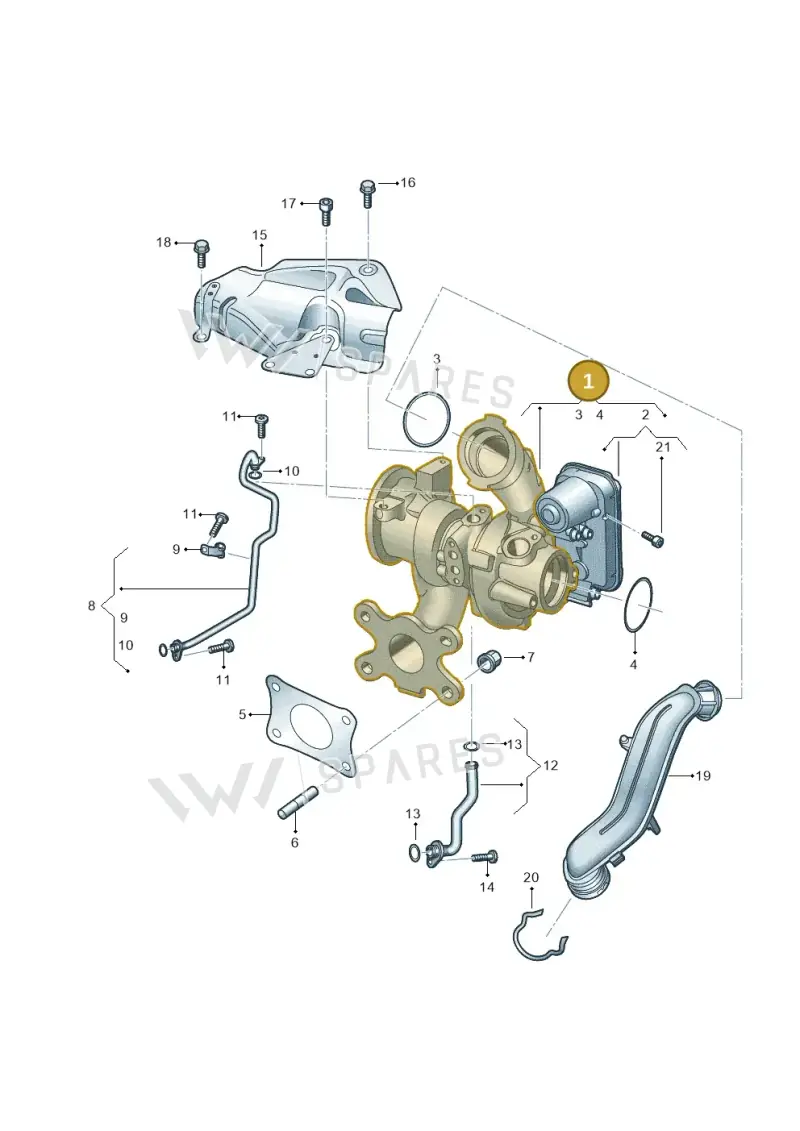 05E145701K — SEAT CUPRA Formentor (2020-) diagram 827145010, position 1