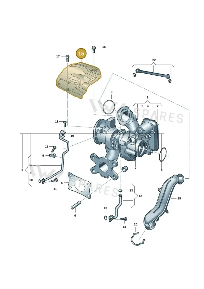 05E253041F — Volkswagen Taigo (2021-2024) diagram 62i145250, position 15