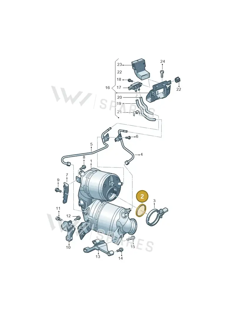 05E253115 — Volkswagen Passat estate (2023-) diagram 2f0253110, position 2