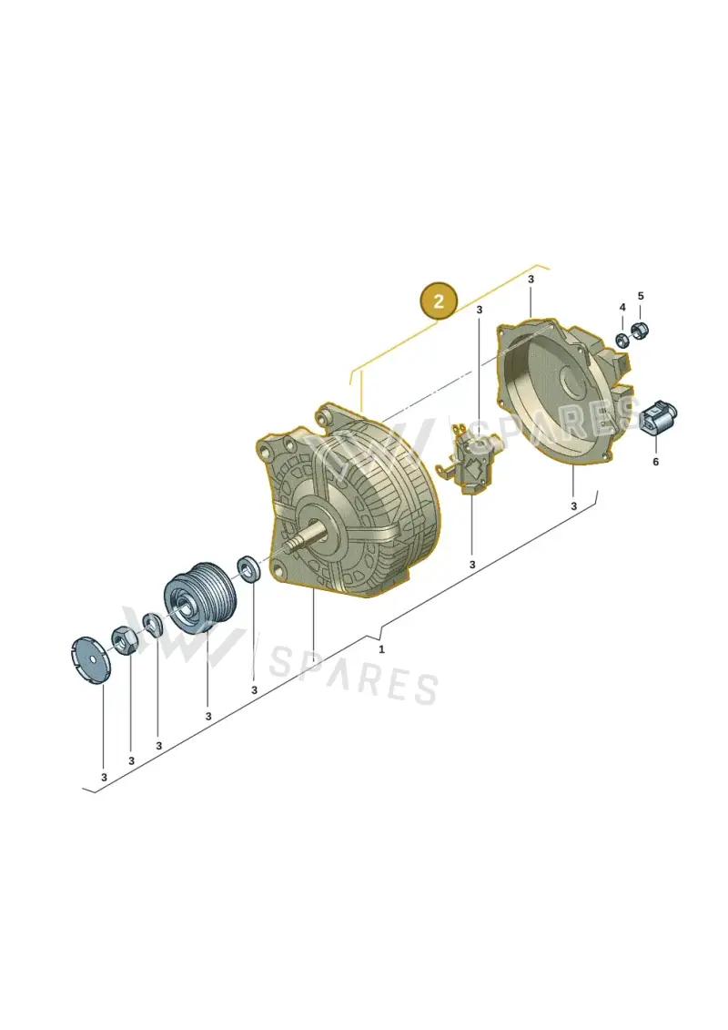 05E903026QX — Skoda Fabia (2021-2022) diagram 5h0903000, position 2