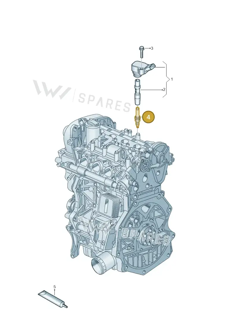 05E905602C — Volkswagen Taos 1.4 (2020-2024) diagram 827905000, position 4