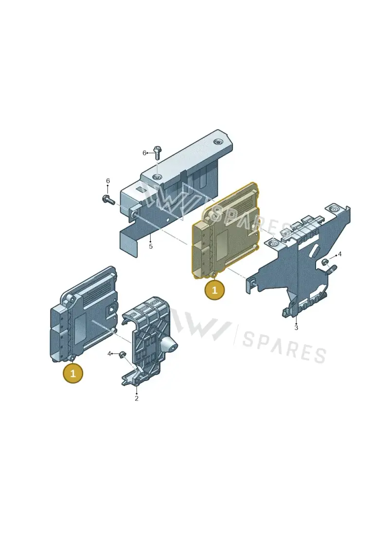 05E906018CG2F0 — Volkswagen Taigo (2021-2025) diagram 746906200, position 1