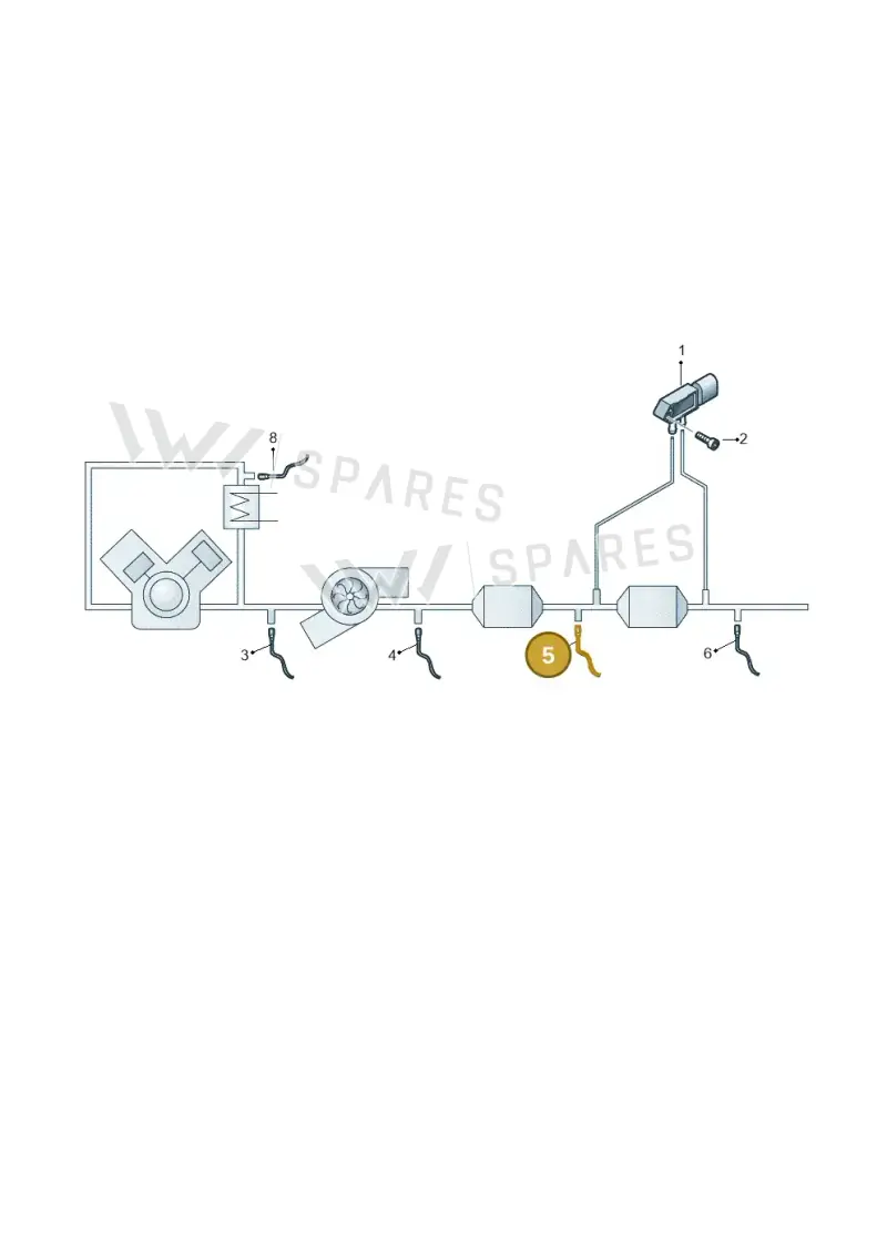 05E906088D — Volkswagen Tiguan 2.0 4Motion (2016-2024) diagram 746906150, position 5