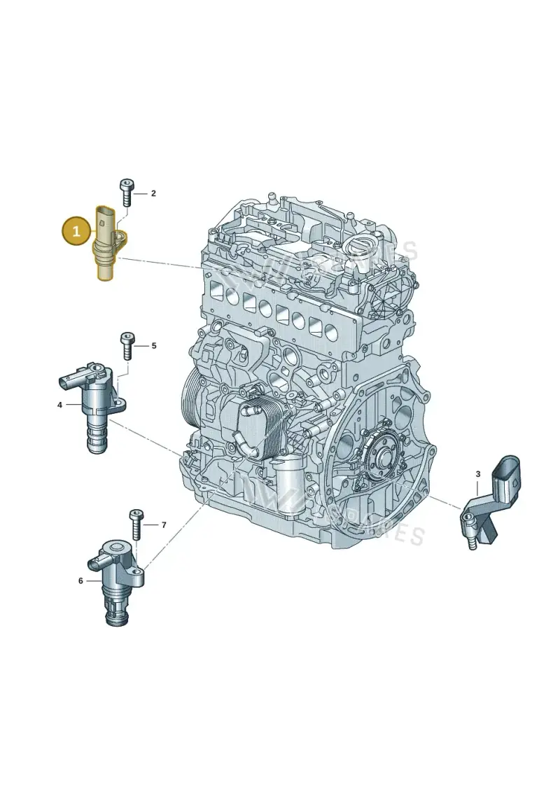 05E907601A — Volkswagen Multivan (2021-) diagram 907601008, position 1