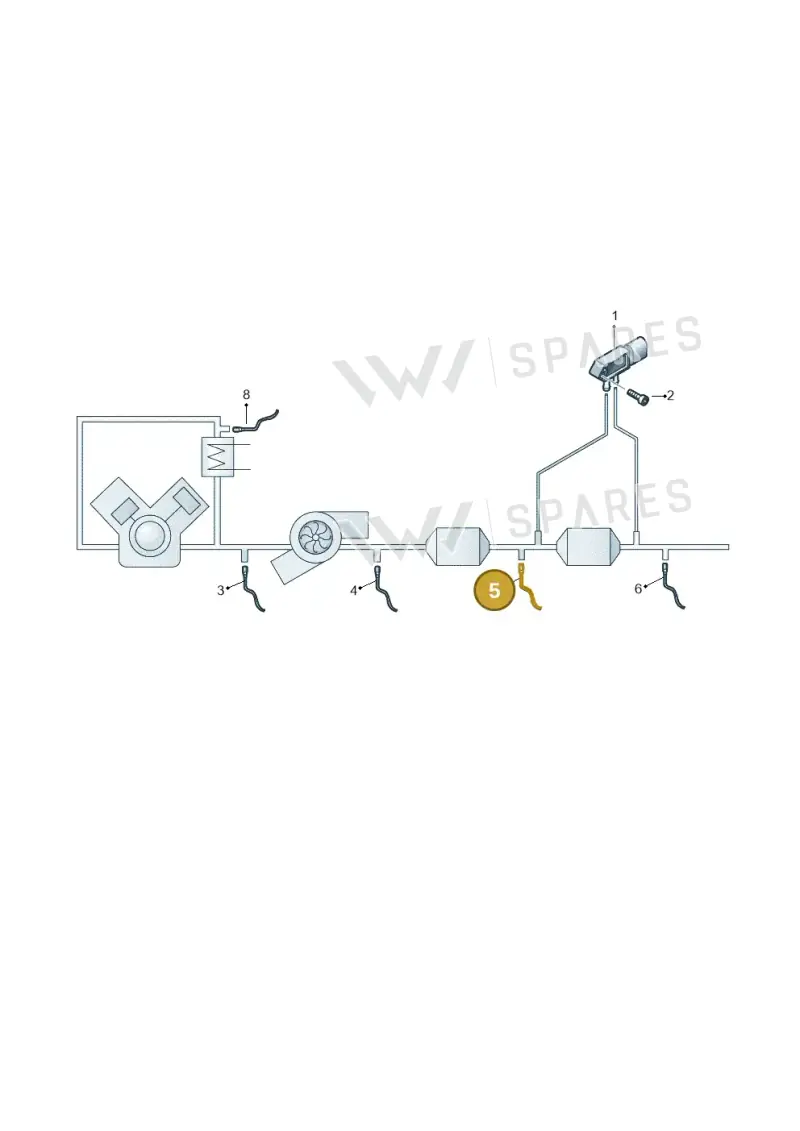 05E919519J — Volkswagen Tiguan 2.0 4Motion (2016-2024) diagram 746906150, position 5