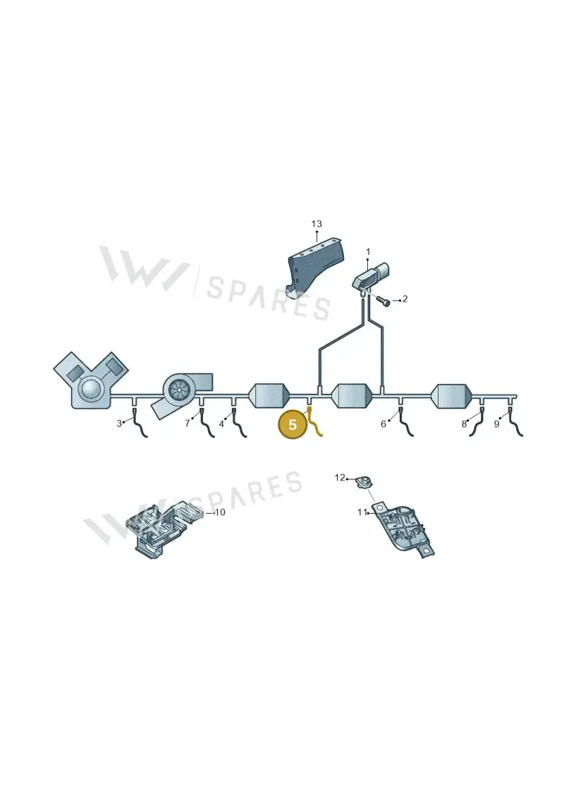 05E919519J — Volkswagen T-Cross 1,0 (2018-2024) diagram 837906150, position 5