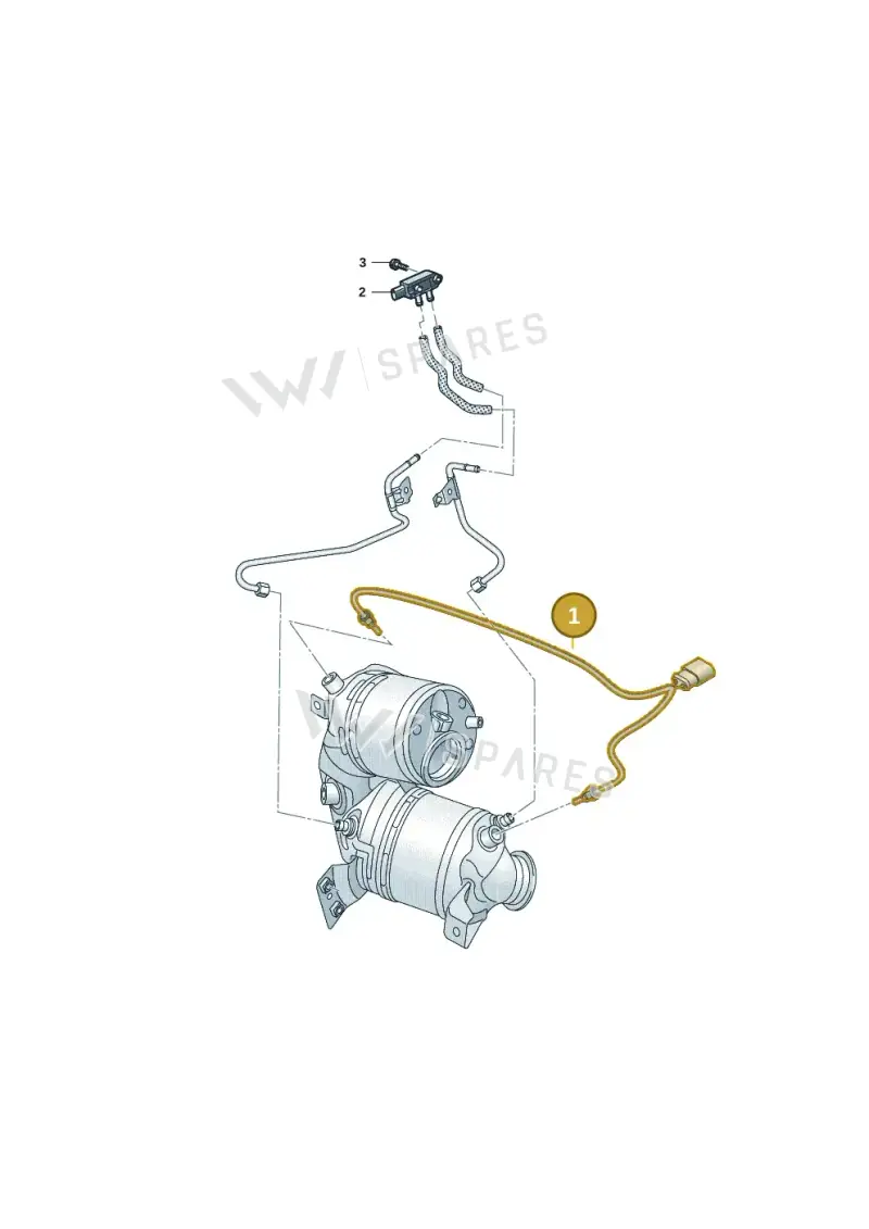 05E919529E — Audi A3 Sportback (2019-2025) diagram 803906004, position 1