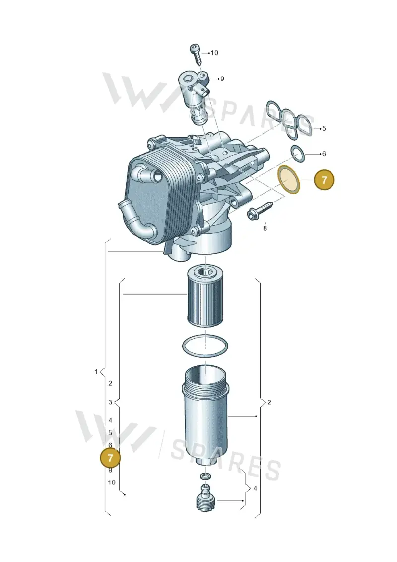 05L115441A — SEAT Leon (2019-) diagram 793115080, position 7