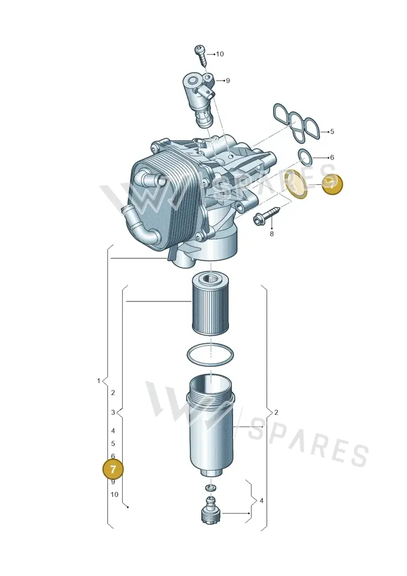05L115441A — Volkswagen Passat Estate (2023-2025) diagram 793115080, position 7
