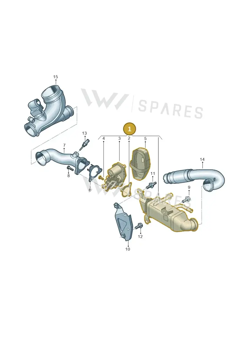05L131512K — Audi A5 Limousine (2024-2025) diagram 8wk131650, position 1