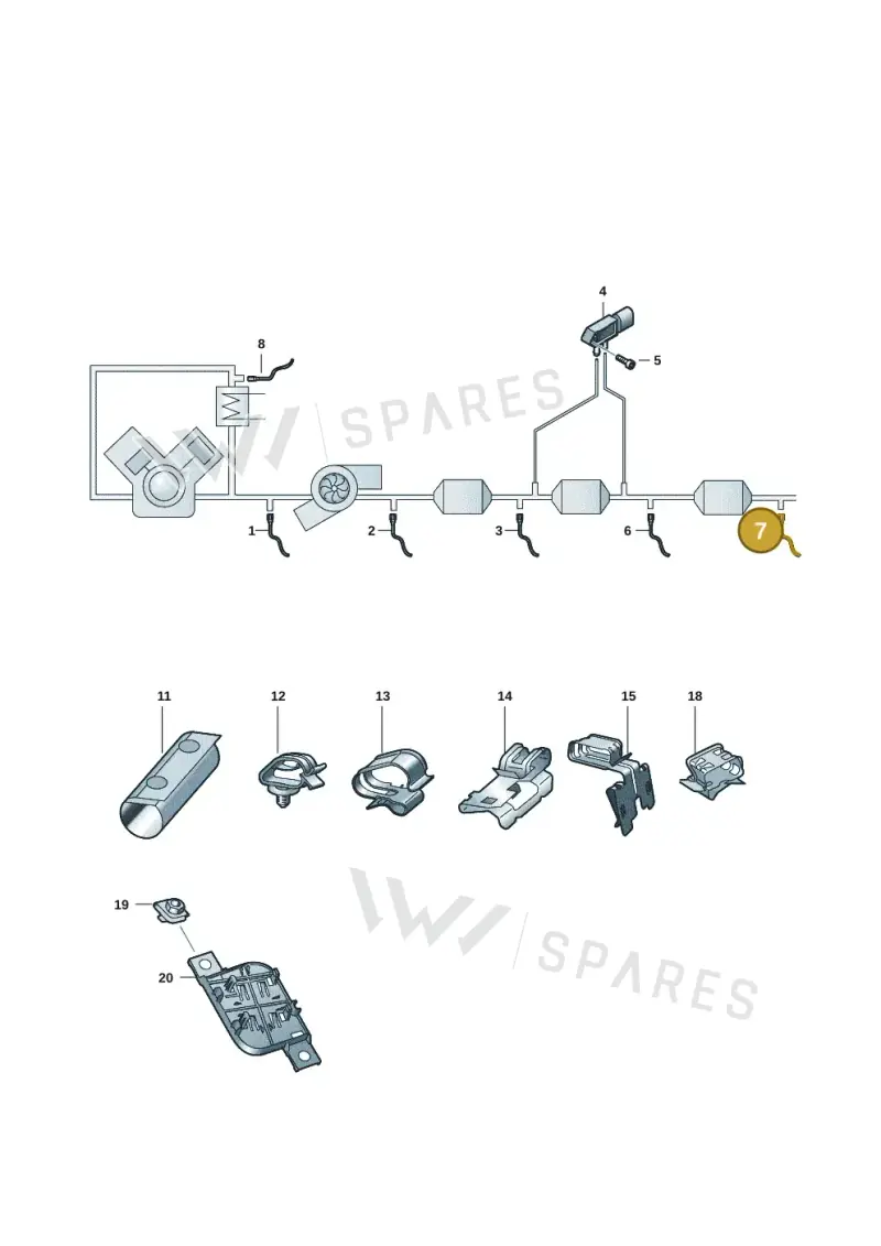 05L253296 — Audi Q3 (2018-2025) diagram 597906006, position 7