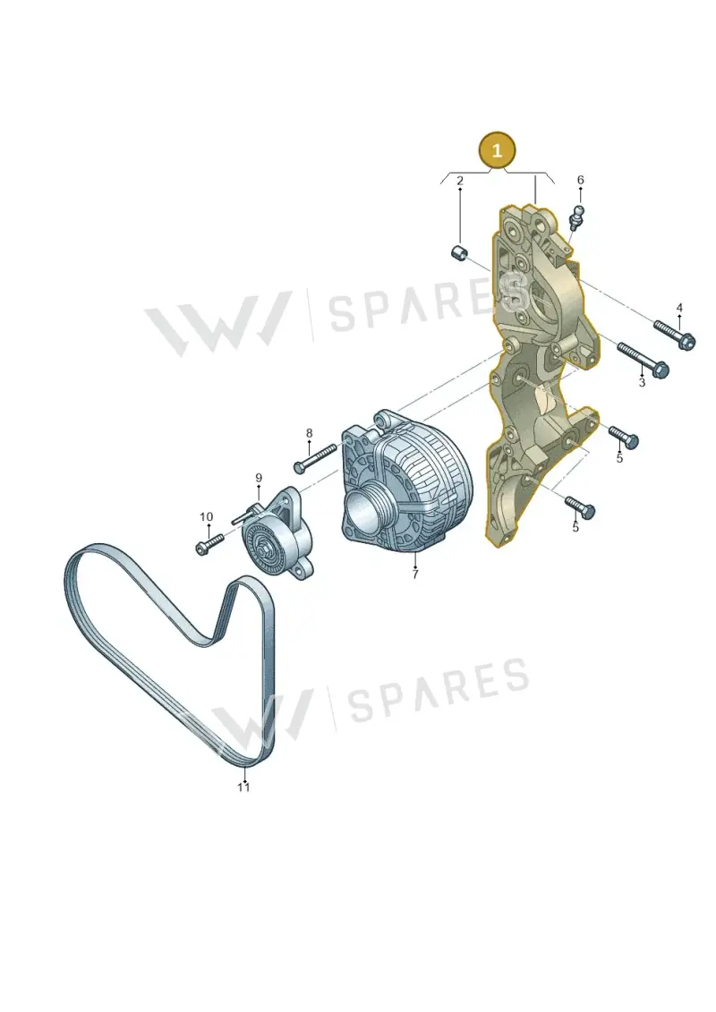 05L903141 — Volkswagen Passat estate (2023-) diagram 745903450, position 1