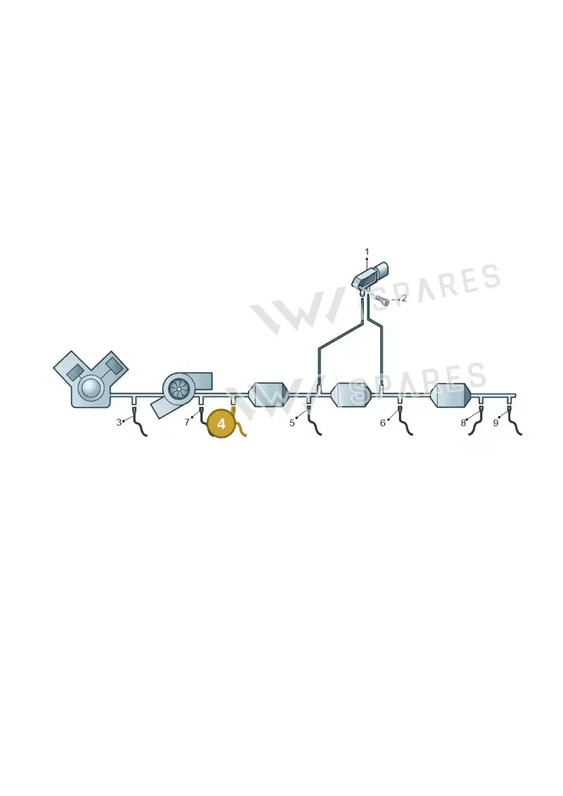 05L906088CA — Volkswagen Tiguan 2.0 (2023-) diagram 748906150, position 4