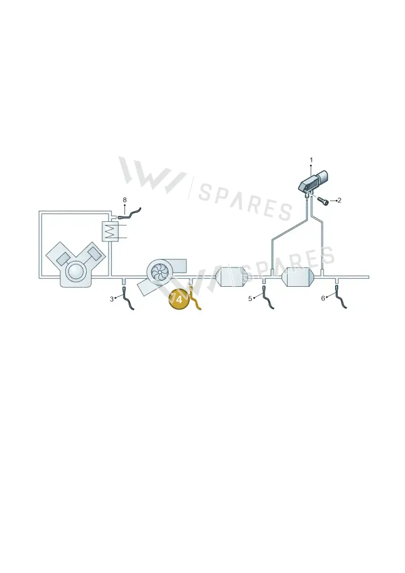 05L906088CB — Volkswagen Tiguan (2016-2024) diagram 746906150, position 4