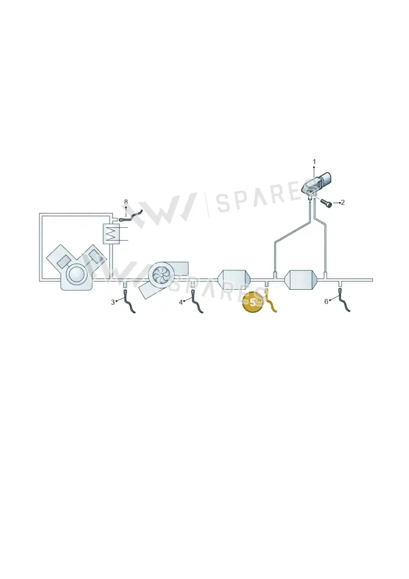 05L906088F — Volkswagen Tiguan 2.0 4Motion (2016-2024) diagram 746906150, position 5