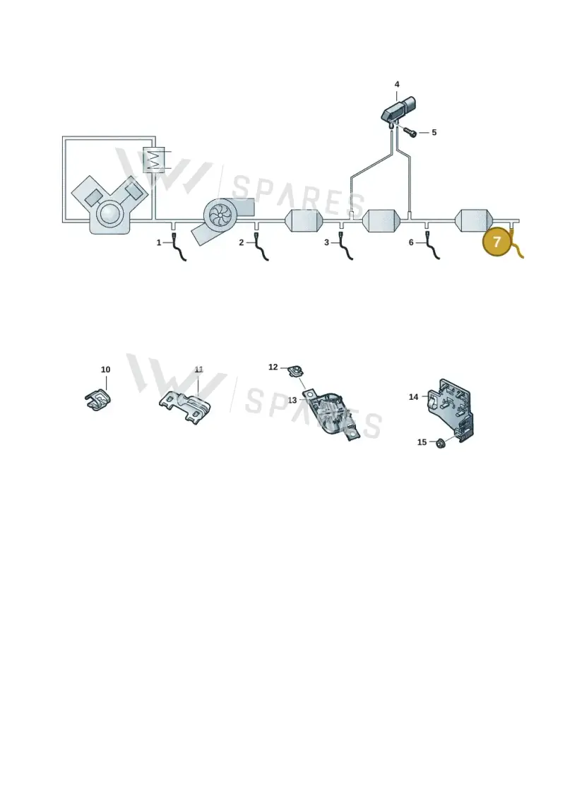 05L906261J — Audi A3 Sportback (2019-2025) diagram 596906008, position 7