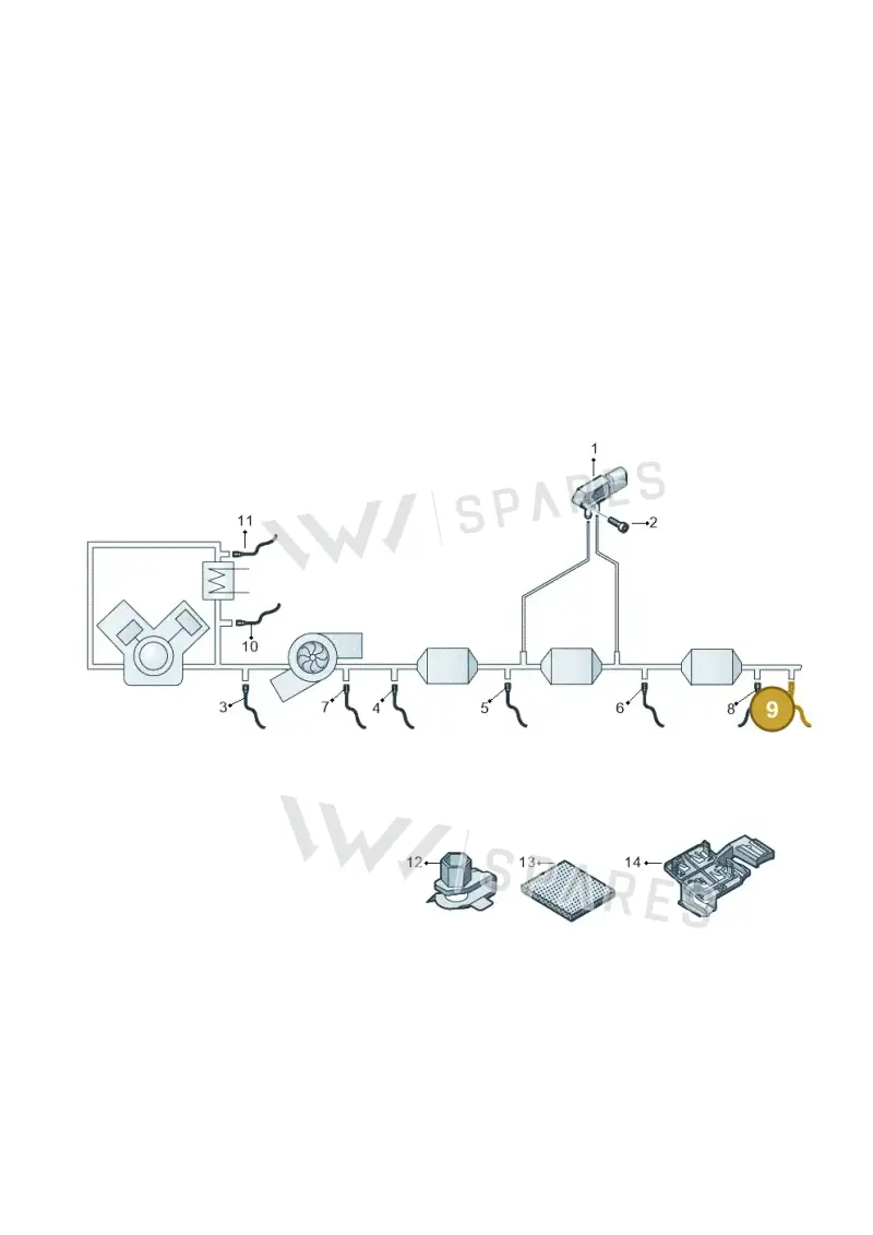 05L906261M — Volkswagen Arteon (2017-2025) diagram 828906015, position 9