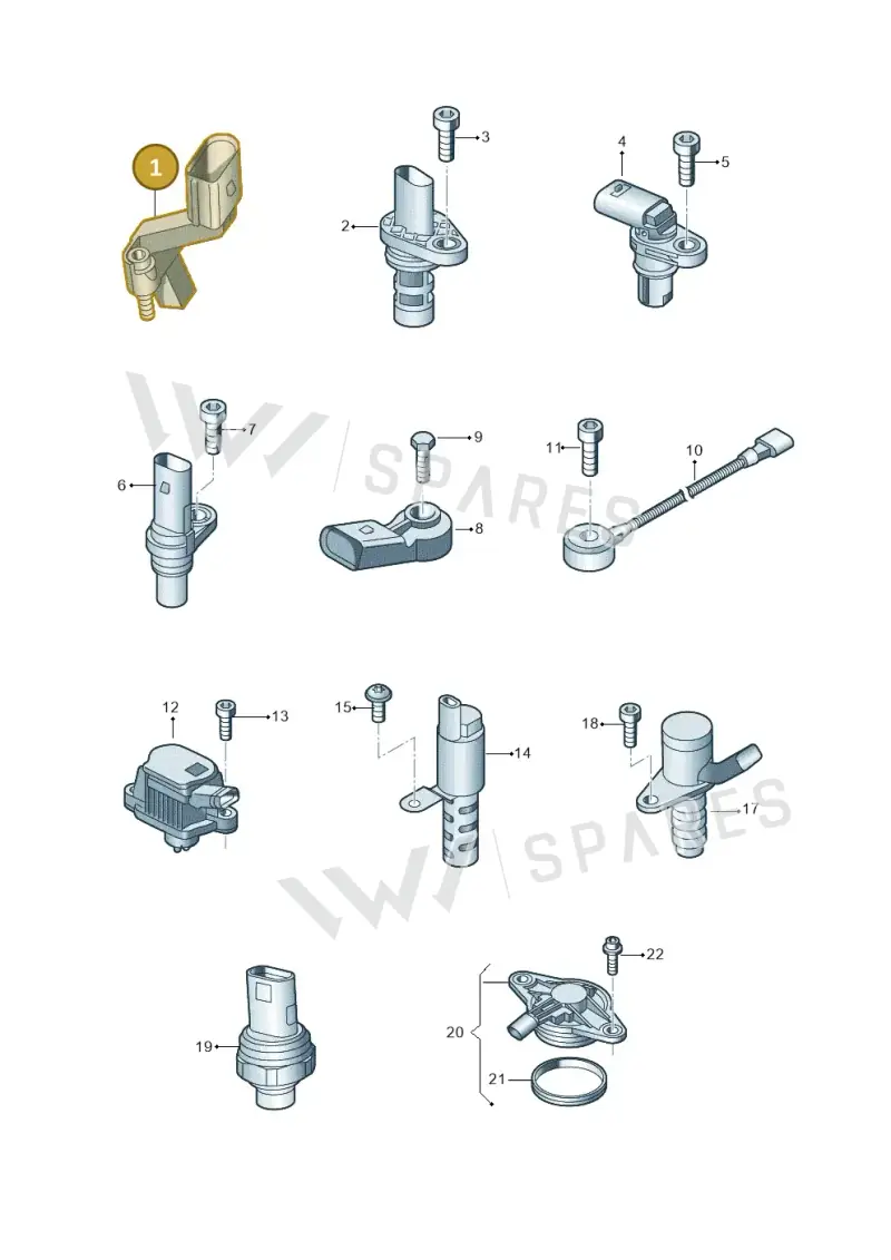 05L906433A — Volkswagen Tiguan 2.0 4Motion (2016-2024) diagram 793906000, position 1