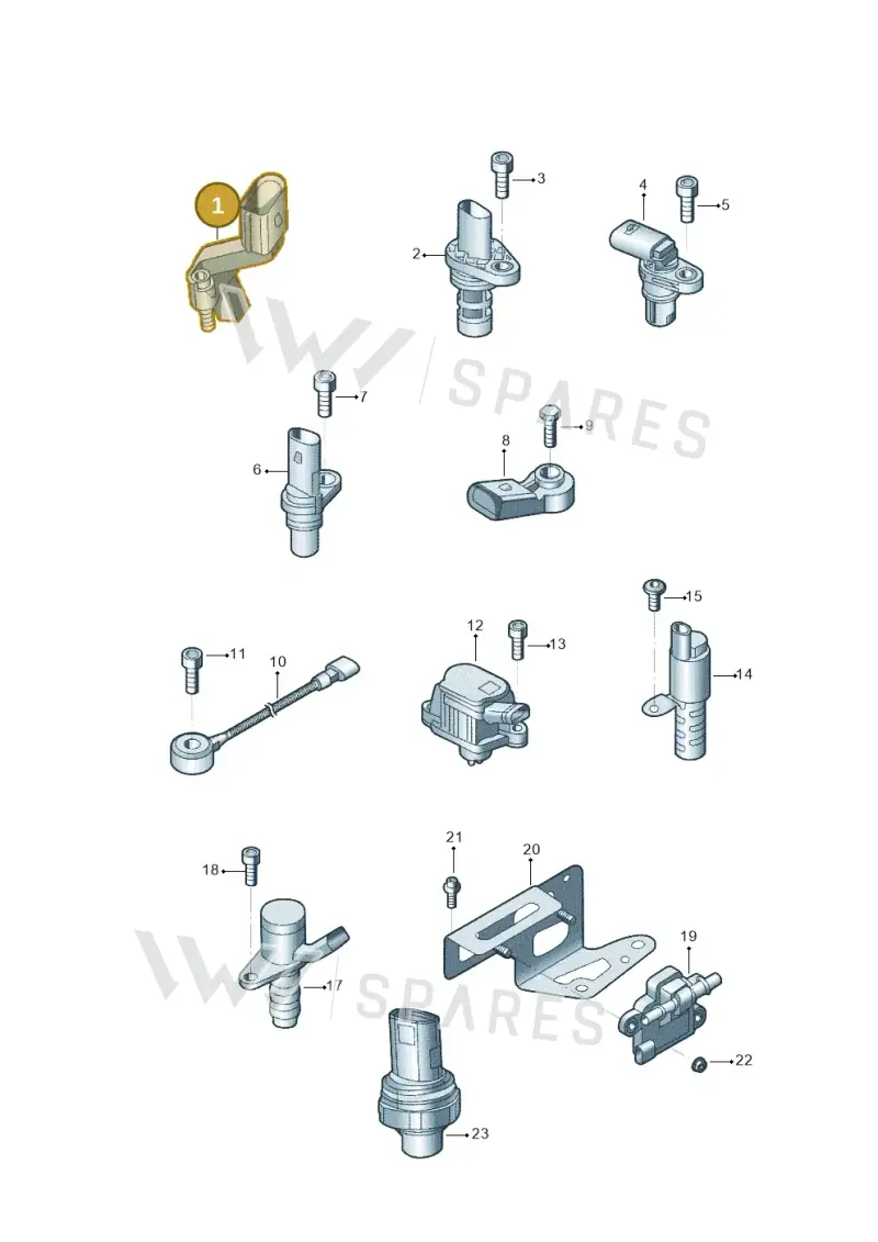 05L906433A — Volkswagen Tiguan 2.0 4Motion (2017-2024) diagram 833906030, position 1