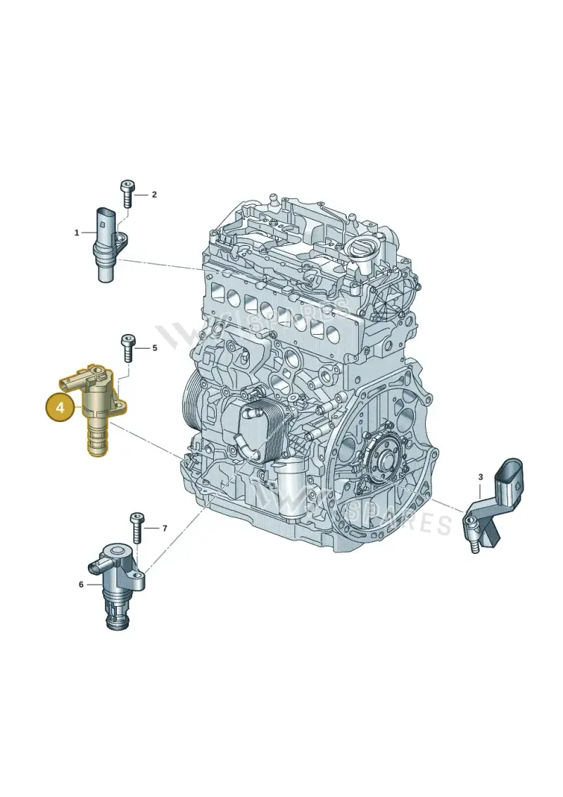 05L906455A — Volkswagen Passat estate (2023-) diagram 907601008, position 4