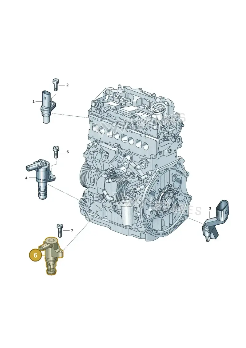 05L906455K — Volkswagen Passat estate (2023-) diagram 907601008, position 6