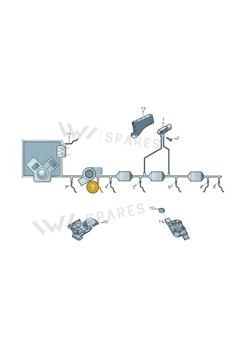 05L907807CA — Skoda Octavia (2019-2022) diagram 780906150, position 7