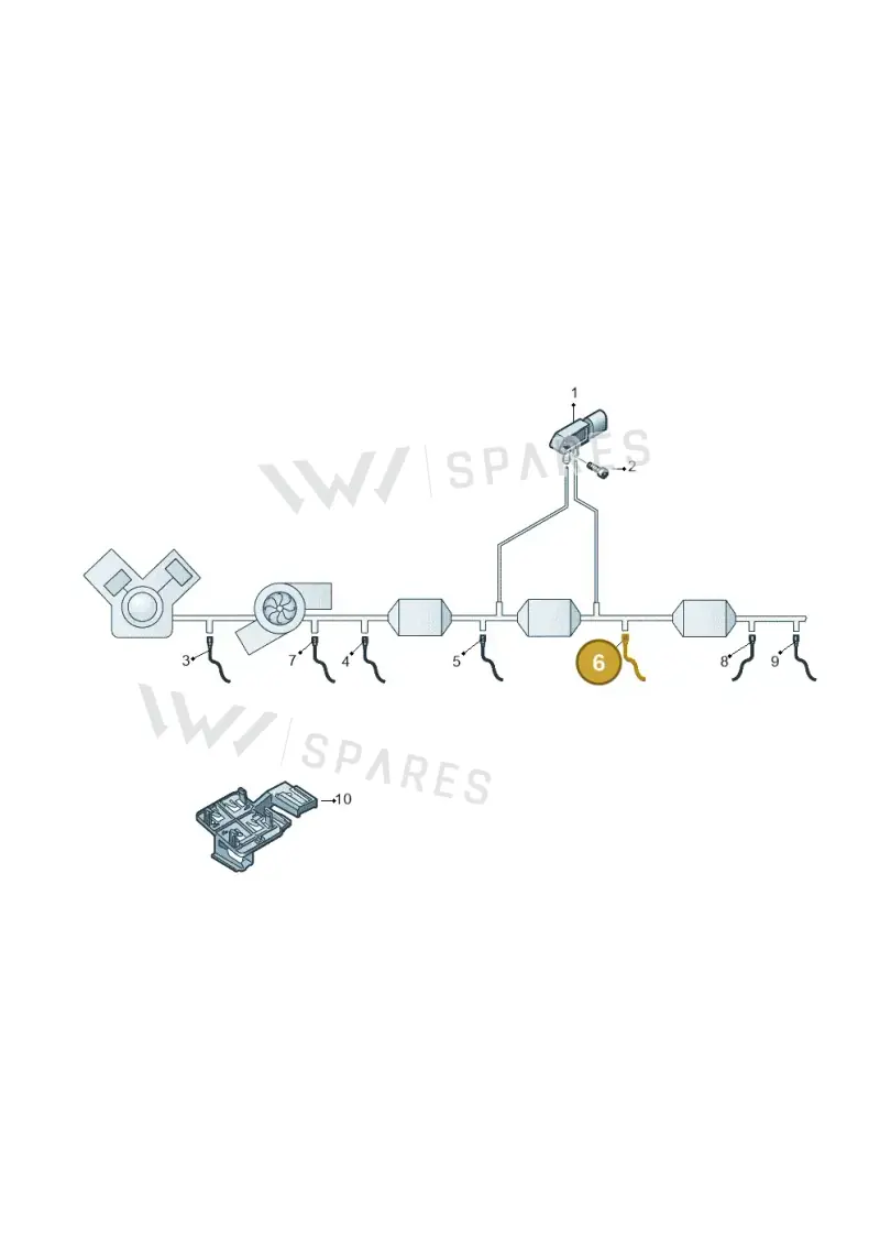 05L907807CA — Volkswagen Passat Saloon (2014-2024) diagram 793906015, position 6