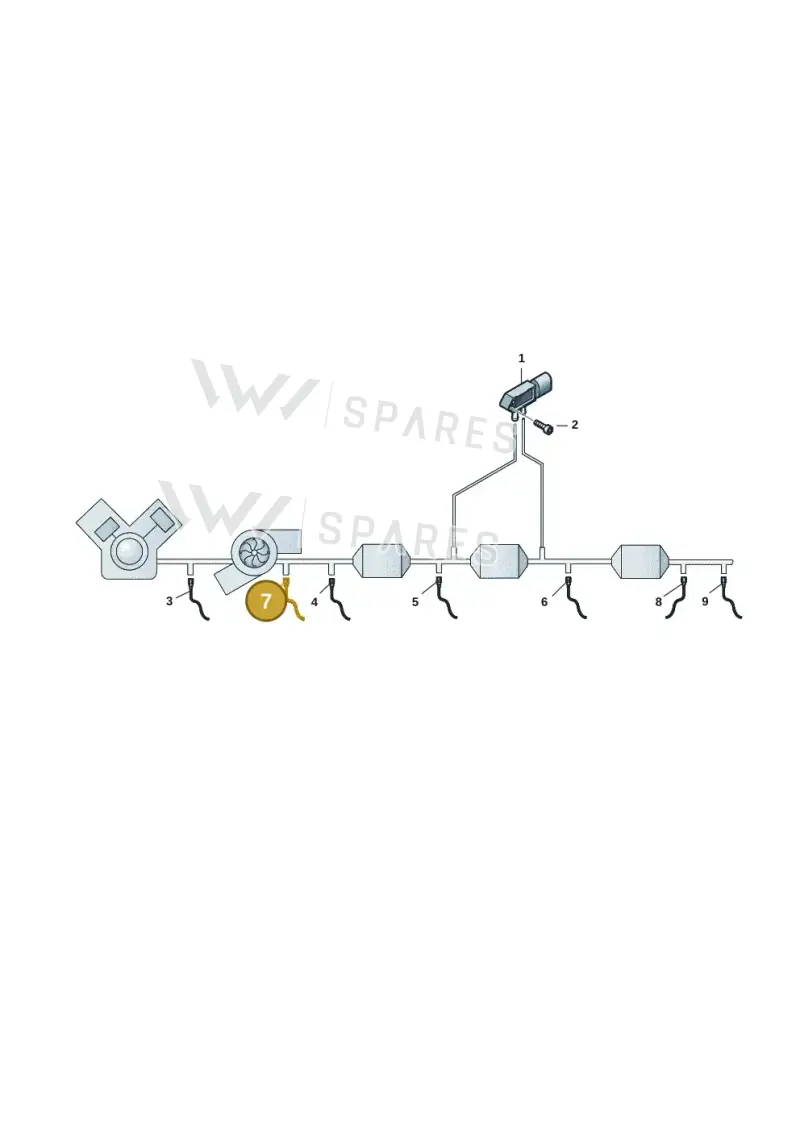 05L907807CA — Volkswagen Passat Estate (2023-2025) diagram 3j0906150, position 7