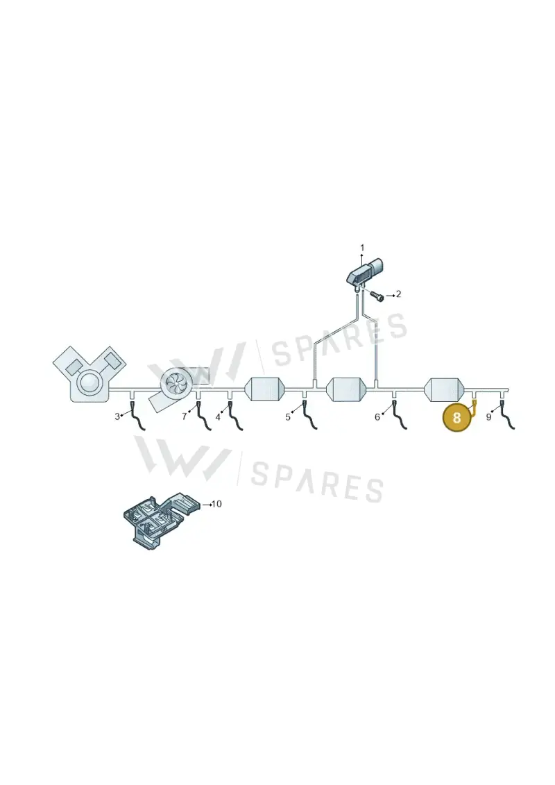 05L907807CB — Volkswagen Passat saloon (2014-2024) diagram 793906015, position 8