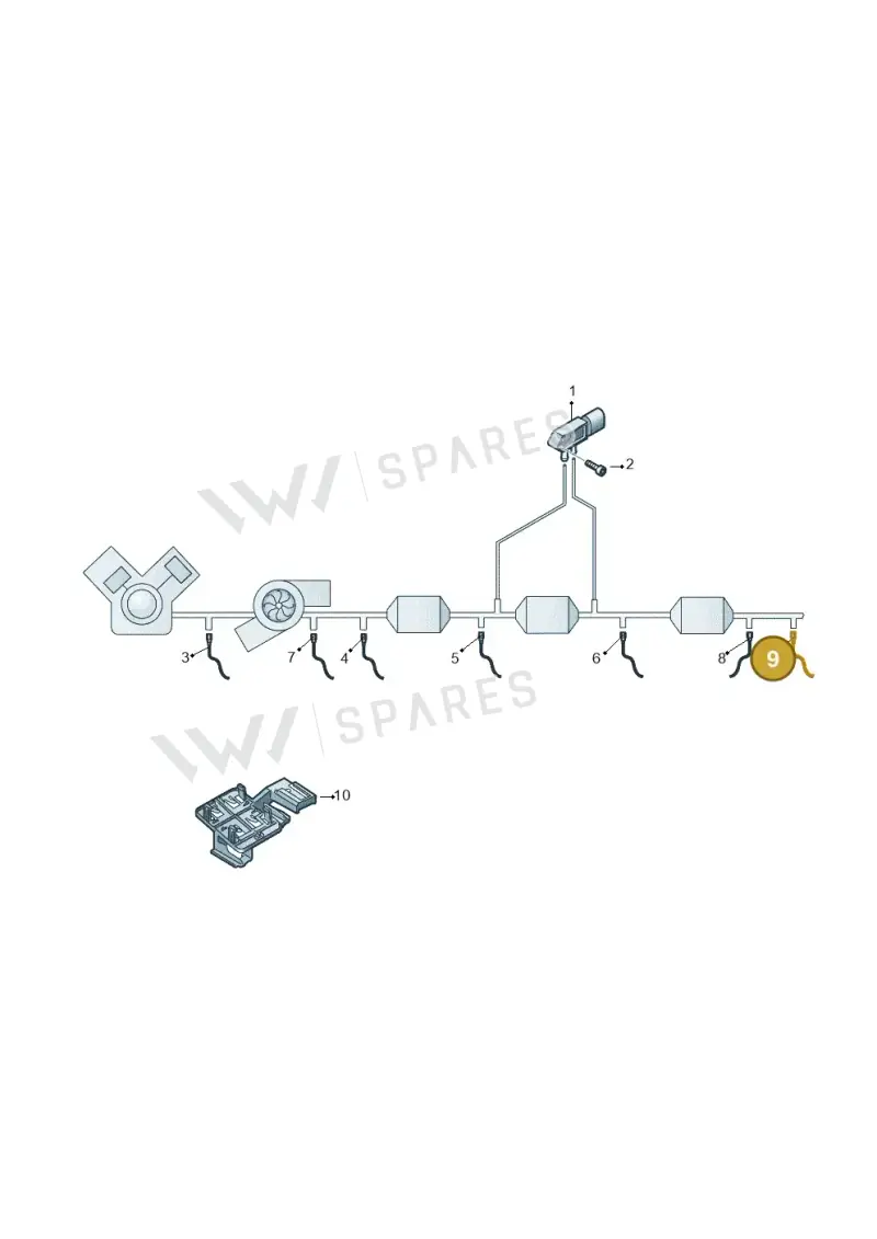 05L907807CC — Volkswagen Passat Saloon (2014-2024) diagram 793906015, position 9