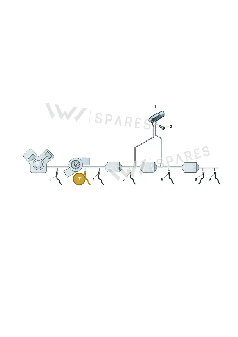 05L907807CR — Volkswagen Passat Estate (2023-2025) diagram 3j0906150, position 7