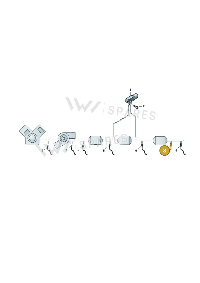 05L907807CS — Volkswagen Passat Estate (2023-2025) diagram 3j0906150, position 8
