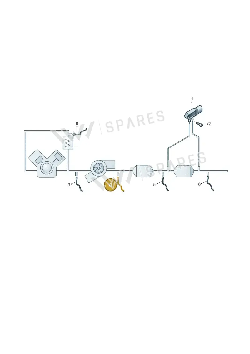 05L907807DG — Volkswagen Touran (2015-2025) diagram 746906150, position 4