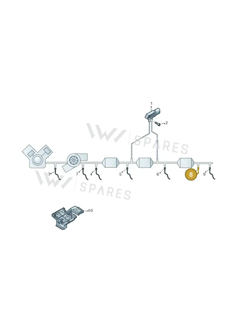 05N907807B — Volkswagen Passat Saloon (2014-2024) diagram 793906015, position 8