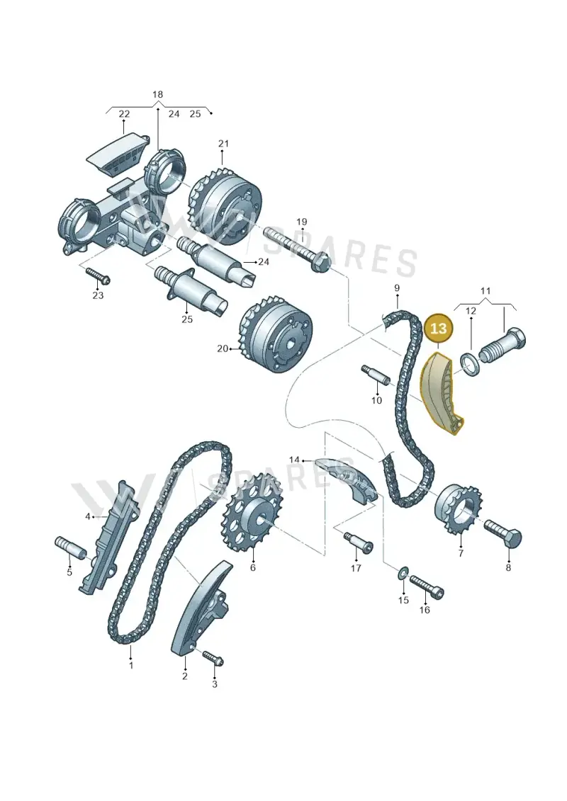 066109509A — Volkswagen Sharan (2008-2010) diagram 244109900, position 13