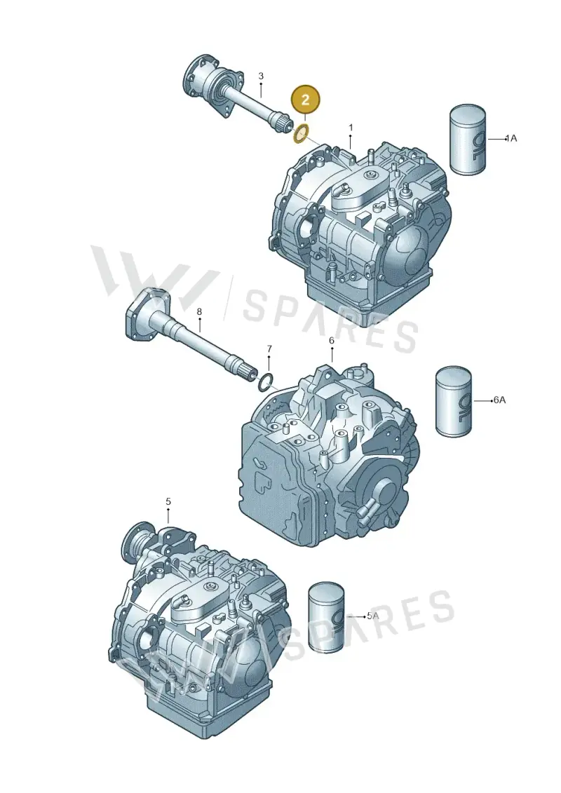 068145119 — Volkswagen SHARAN/4MOTION (2005-) diagram 244300500, position 2