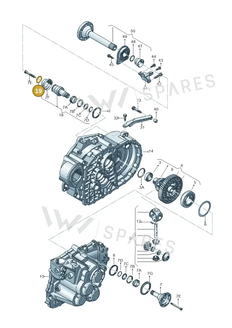 068145119 — Volkswagen Sharan (2008-2010) diagram 406409150, position 19
