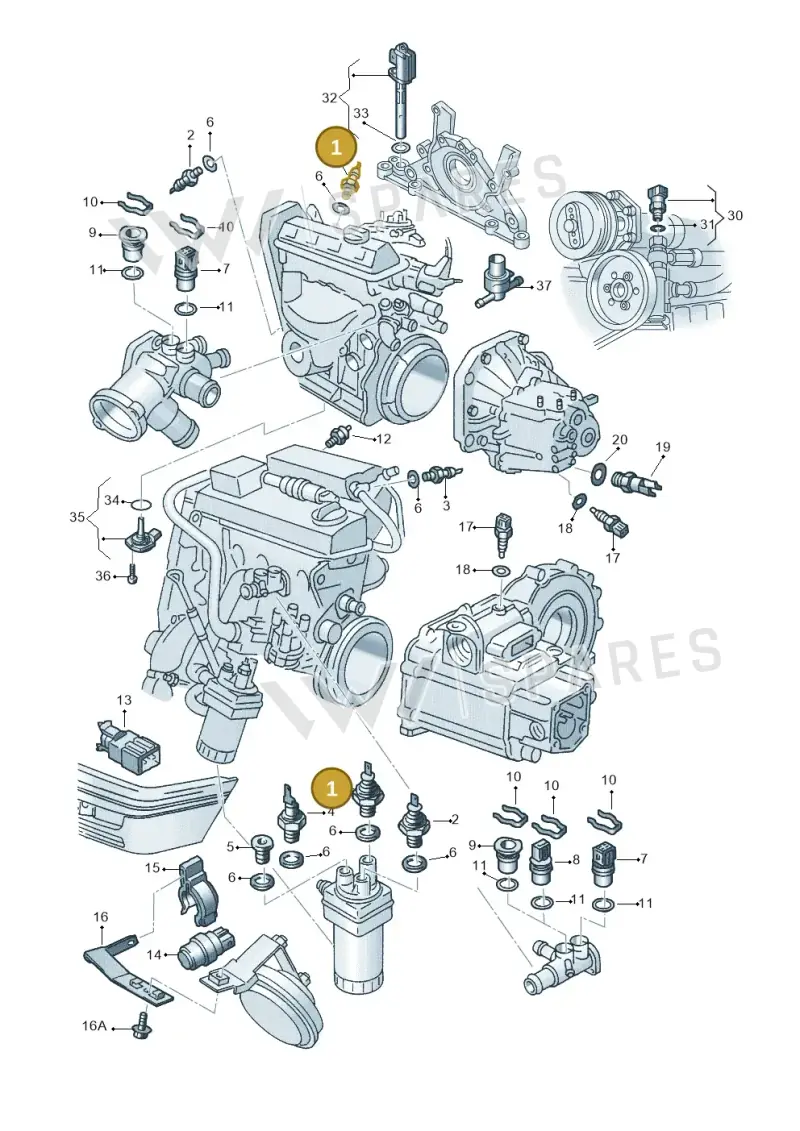 068919081C — Volkswagen Polo Classic           96 (1995-1996) diagram 121919600, position 1