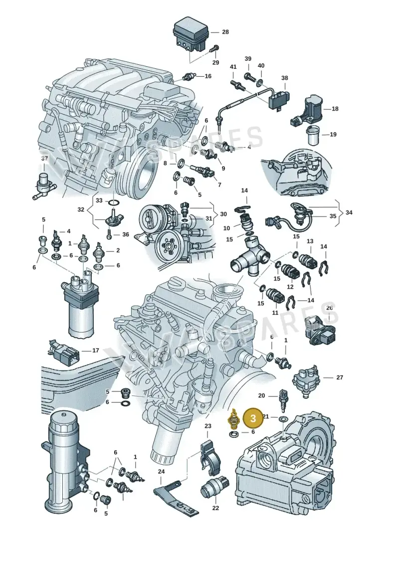 068919081C — Volkswagen CADDY-KOMBI/KASTENW.   06> (2005-) diagram 121919610, position 3