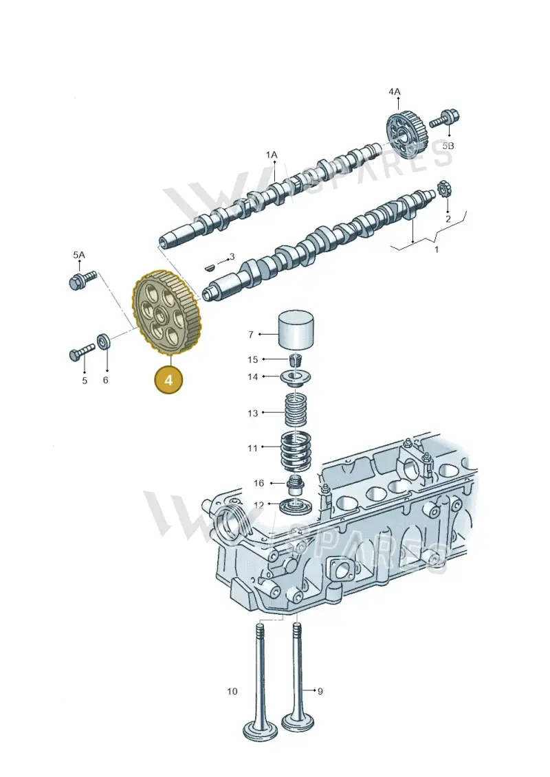 069109111 — Volkswagen LT, LT 4X4 (2003-2006) diagram 117109200, position 4