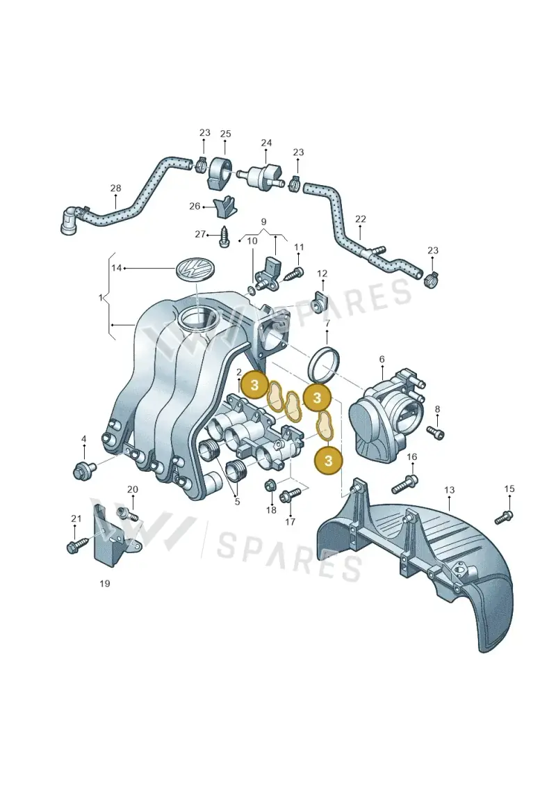 06A129717D — Volkswagen Caddy Maxi Kombi (2010-2015) diagram 477133350, position 3