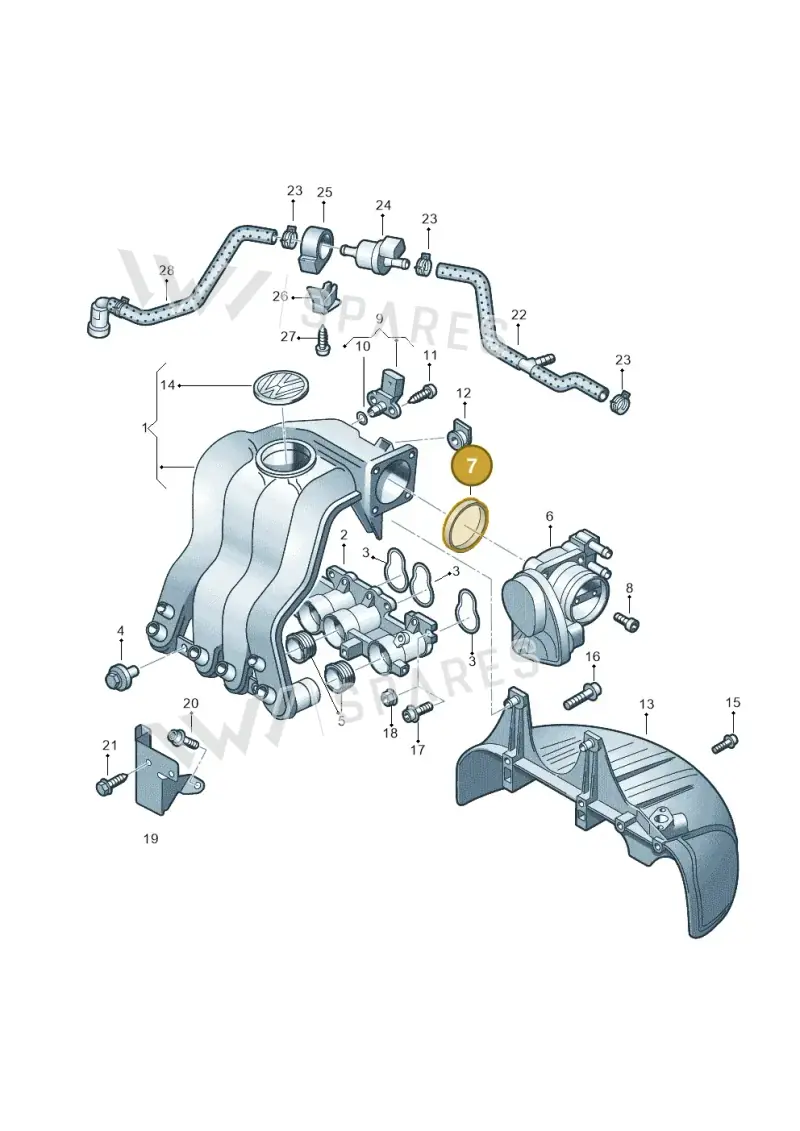 06A129748A — Volkswagen Caddy Maxi Kombi (2010-2015) diagram 477133350, position 7