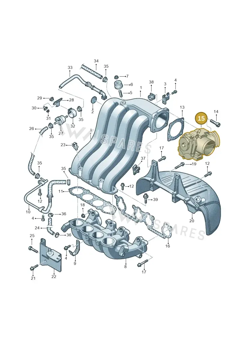 06A133062S — Volkswagen New Beetle             06> (2005-) diagram 194133270, position 15