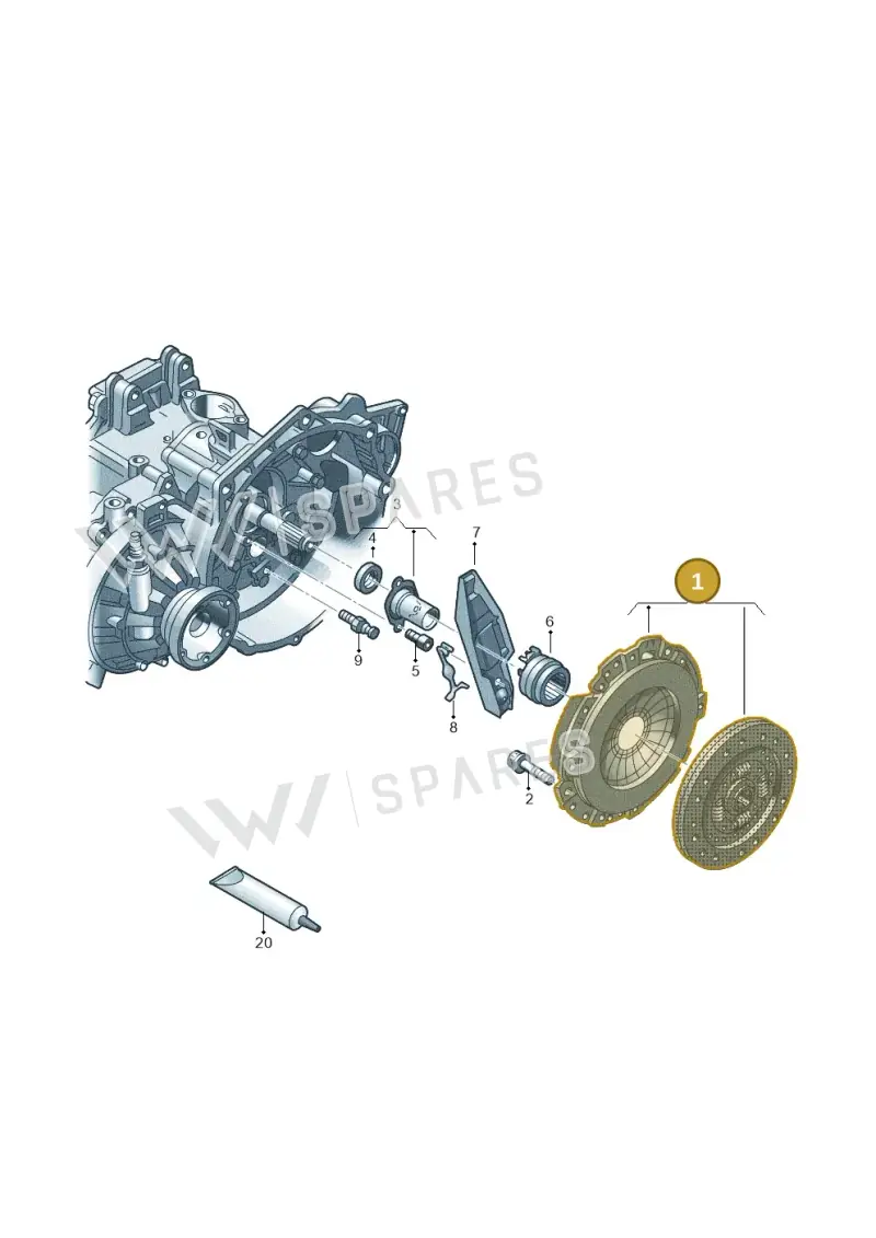 06A141015AH — Volkswagen MAGOTAN (PASSAT)       07> (2007-) diagram 649141300, position 1