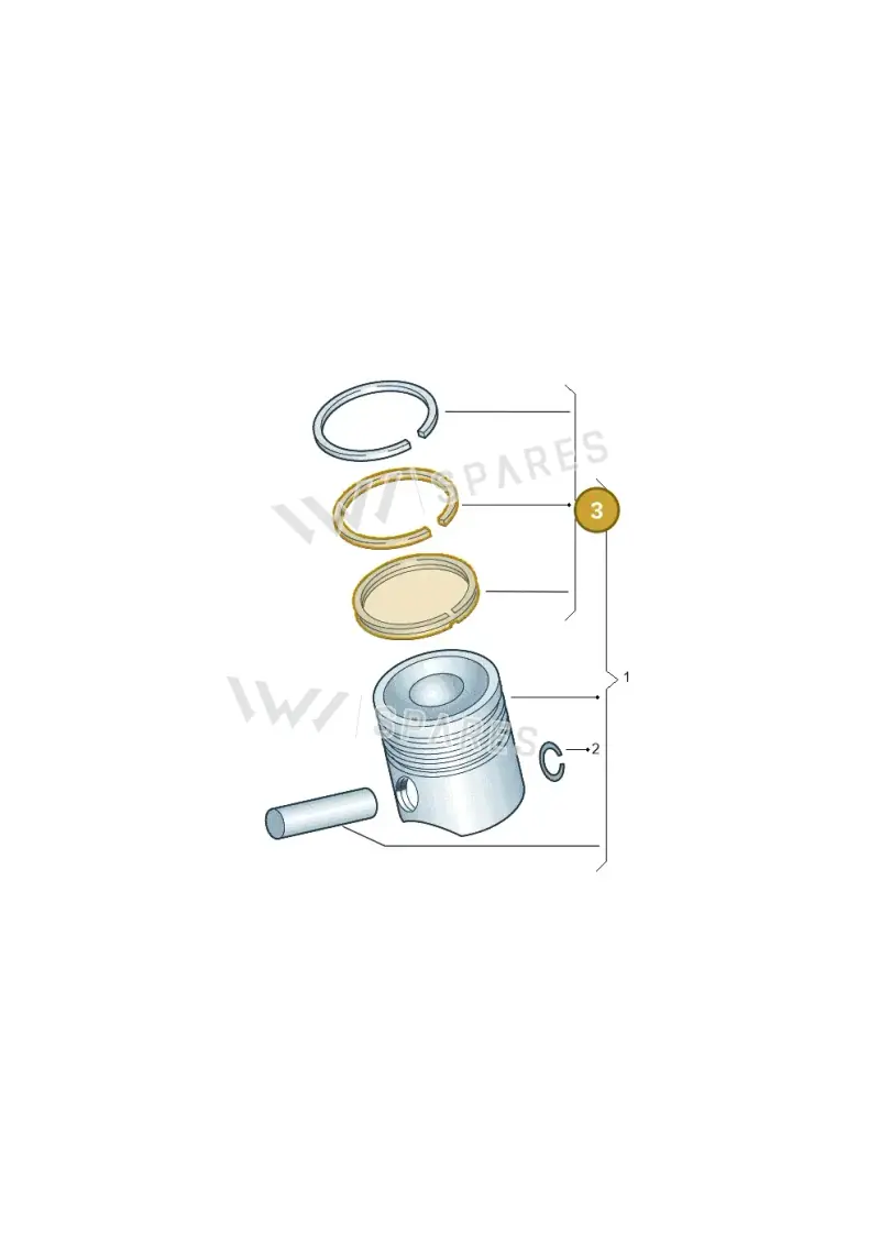 06A198151F — Volkswagen Jetta (2014-2017) diagram 694107100, position 3