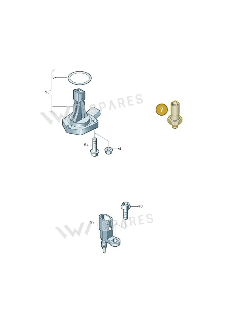 06D919081B — Volkswagen Scirocco 2.0 (2014-2017) diagram 746919400, position 7