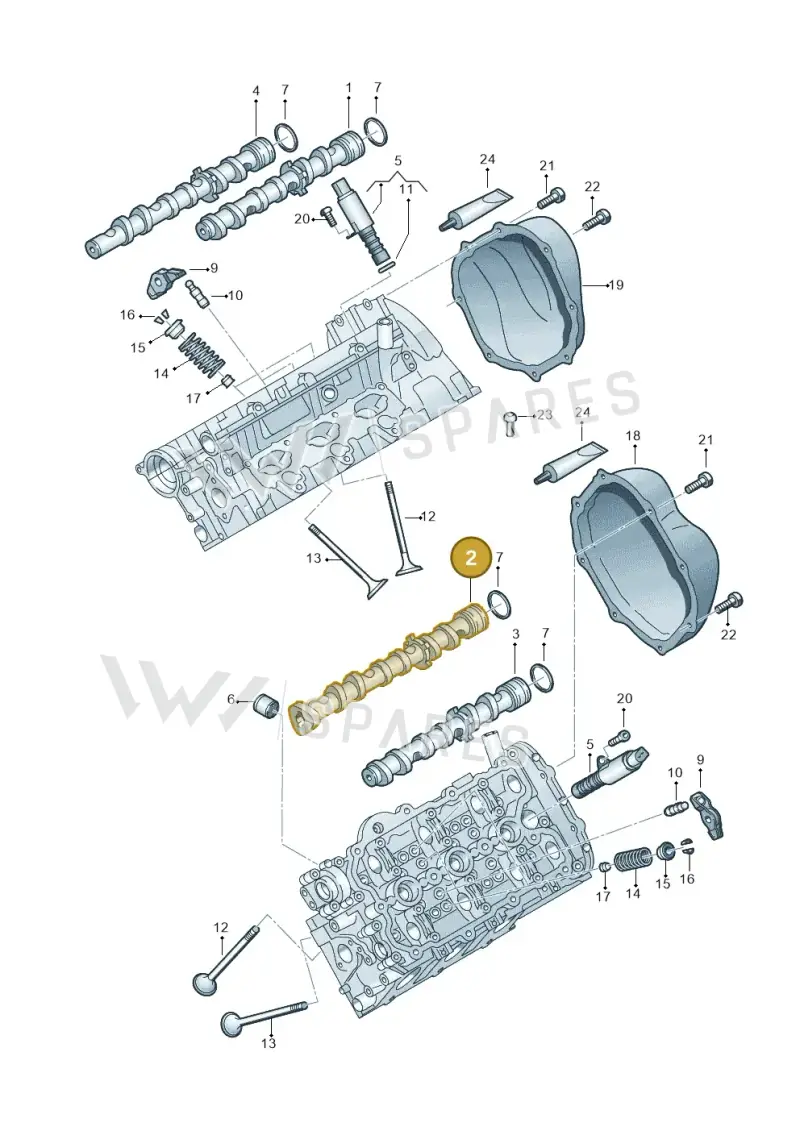 06E109101BP — Volkswagen Phideon (2016-2023) diagram 771109100, position 2