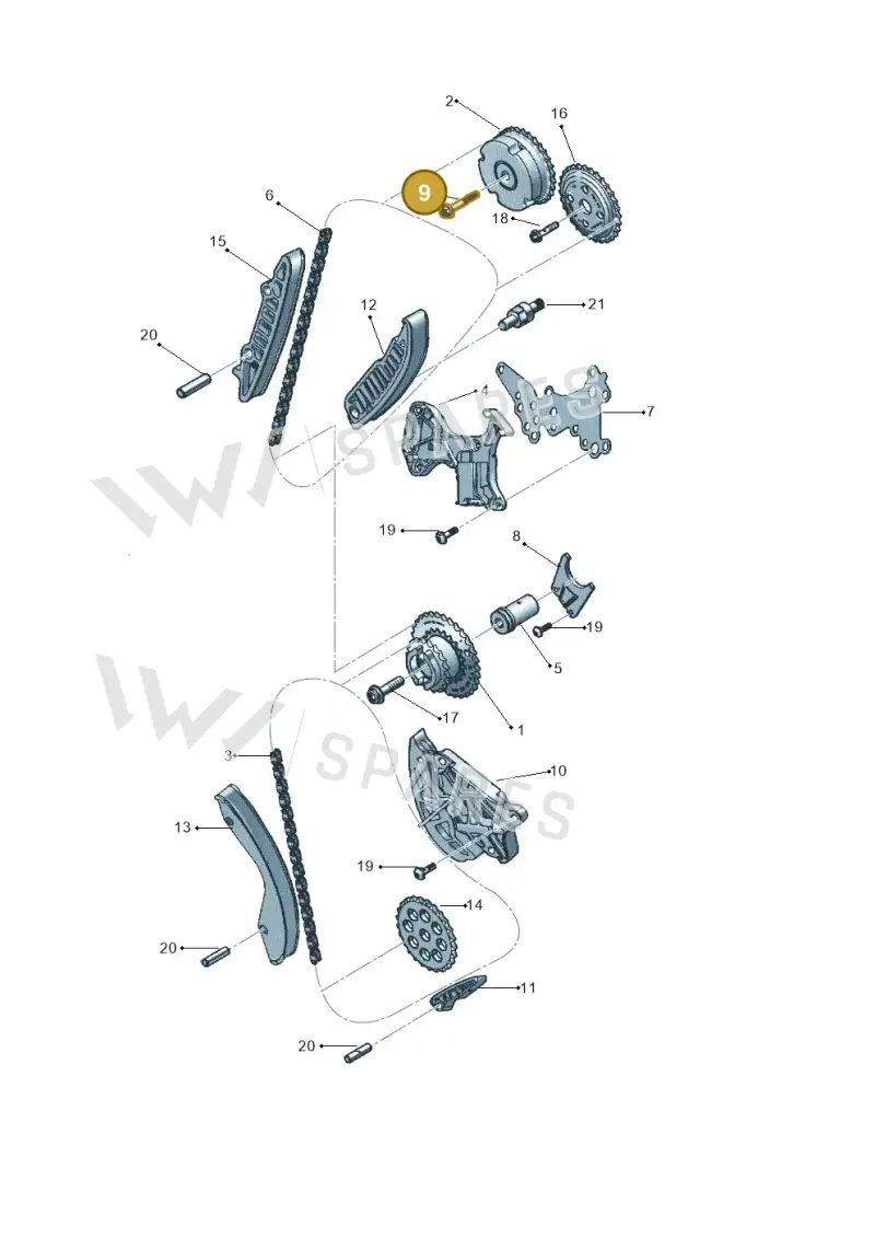 06E109281A — Volkswagen New Beetle             06> (2005-) diagram 449109550, position 9